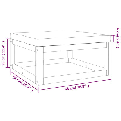 10 pcs conj. lounge de jardim madeira c/ almofadões cinza - claro - Leva - Me - Contigo