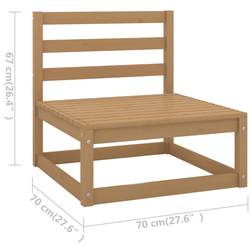 10 pcs conjunto lounge de jardim com almofadões pinho maciço - Leva - Me - Contigo