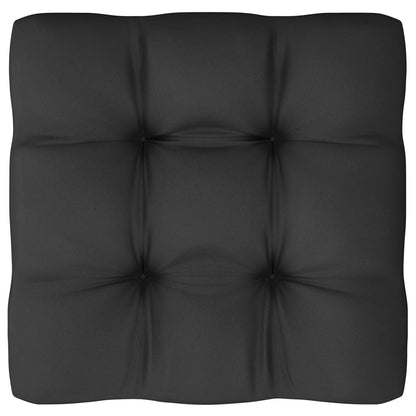 10 pcs conjunto lounge jardim c/ almofadões pinho maciço preto - Leva - Me - Contigo