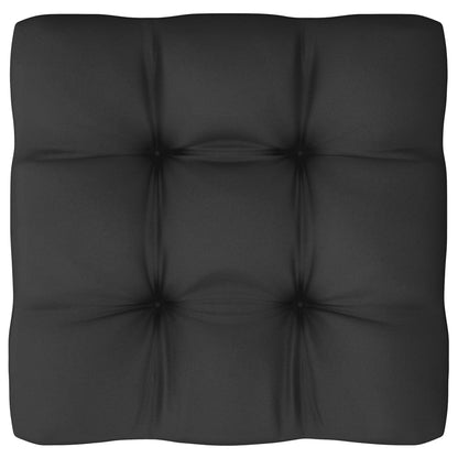 10 pcs conjunto lounge jardim c/ almofadões pinho maciço preto - Leva - Me - Contigo