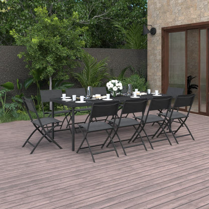 11 pcs conjunto de jantar para exterior aço - Leva - Me - Contigo