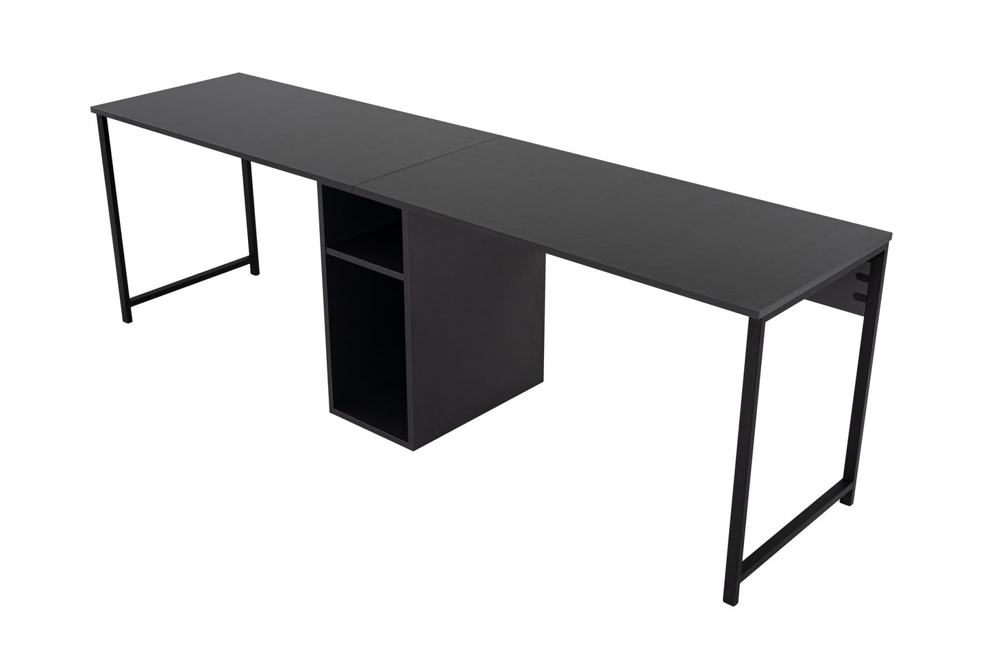 Secretária Dupla "Twin Study Desk" – 240x60x74 cm, Design Moderno