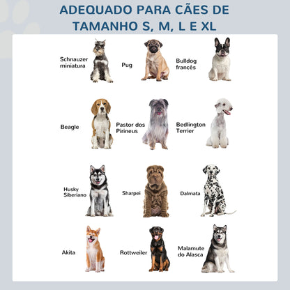 PawHut Comedouro Elevado para Cães com 2 Tigelas de 1250ml e Altura Ajustável em 4 Níveis Comedouro para Animais de Estimação com Tigelas de Aço Inoxidável e Base Antiderrapante 49x25x41cm Marrom