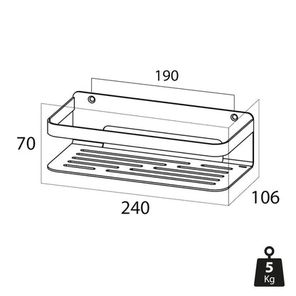 Tiger Prateleira para casa de banho Caddy cromado 1400030346