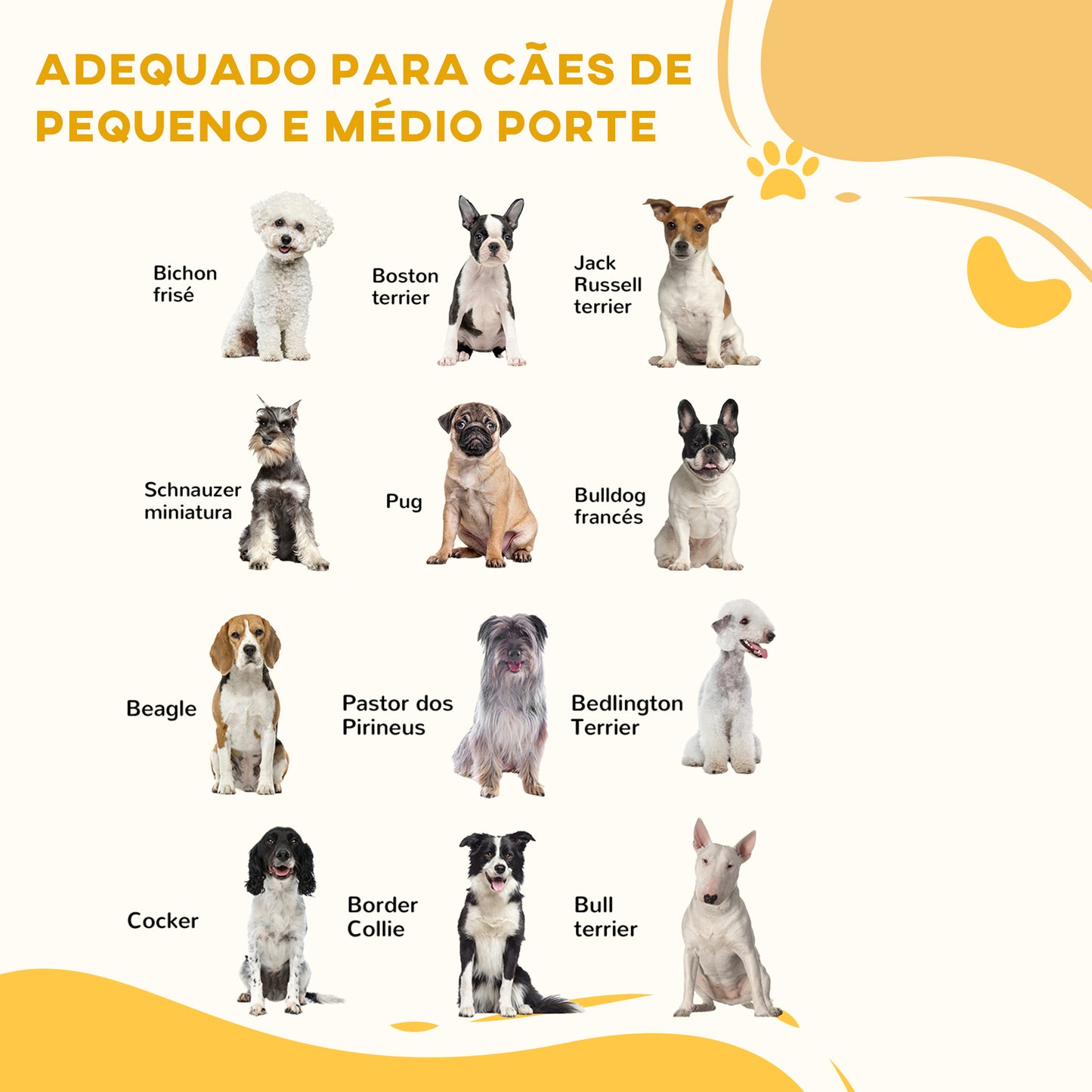 PawHut Barreira para Cães de Madeira Barreira para Animais de Estimação Dobrável de 3 Painéis com 1 Porta e Pés de Apoio para Corredor Escada 155x35,5x76 cm Marrom Escuro