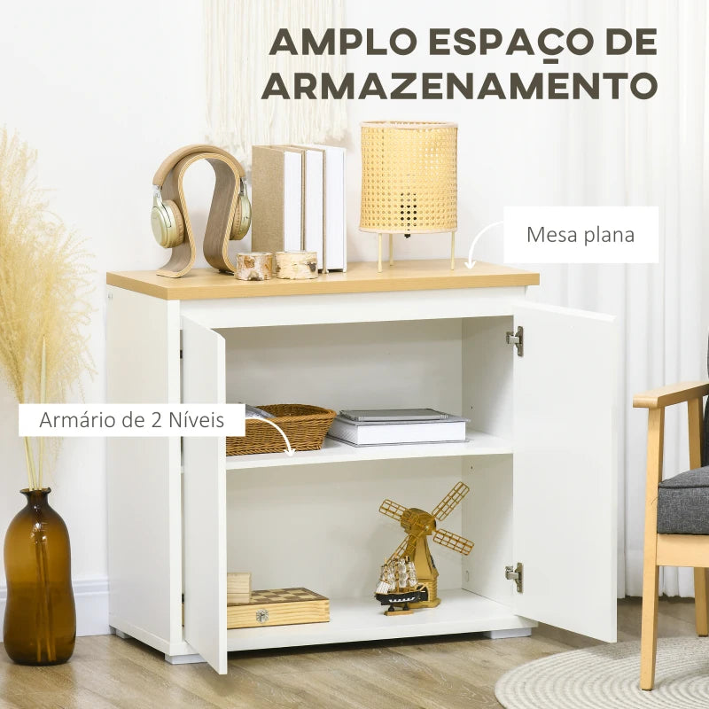 Aparador Milan de 2 Portas de 80 cm - Design Moderno