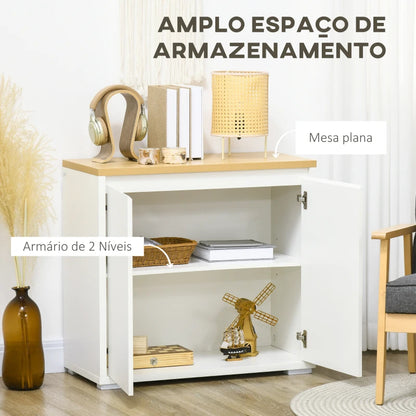 Aparador Milan de 2 Portas de 80 cm - Design Moderno