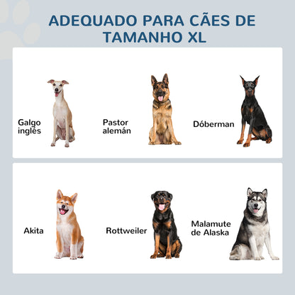 PawHut Comedouro Elevado para Cães Comedouro para Cães com 2 Tigelas de Aço Inoxidável e Espaço de Armazenamento Oculto 60x30x41 cm Branco