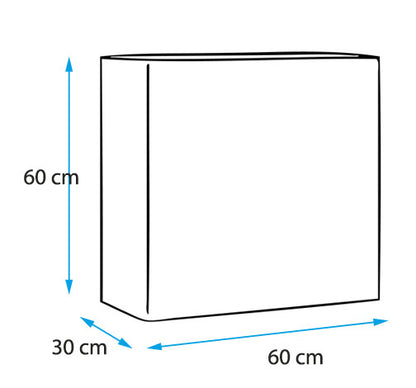 Mueble colgante modelo Baza LD 60x60 en color roble con LED