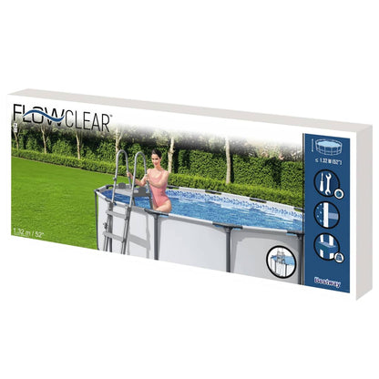 Bestway Escada para piscinas Flowclear com 4 degraus 132 cm