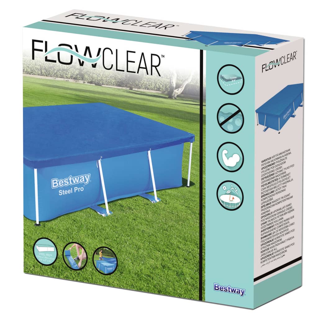 Bestway Cobertura de piscina Flowclear 259x170 cm