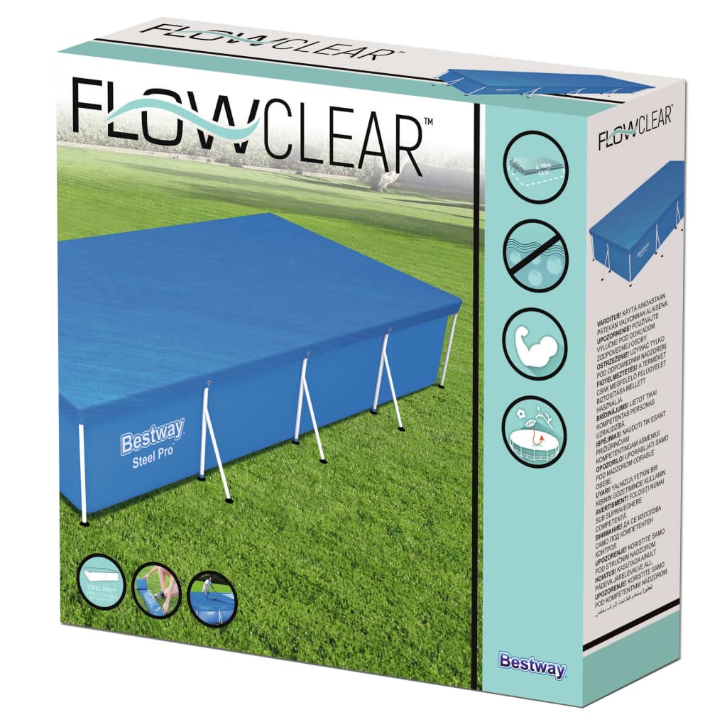 Bestway Cobertura de piscina Flowclear 400x211 cm