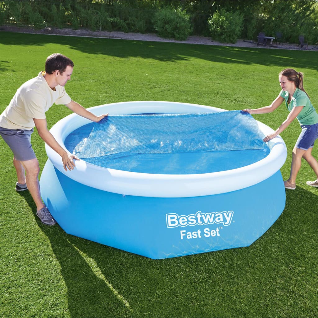 Bestway Cobertura de piscina solar Flowclear 305 cm