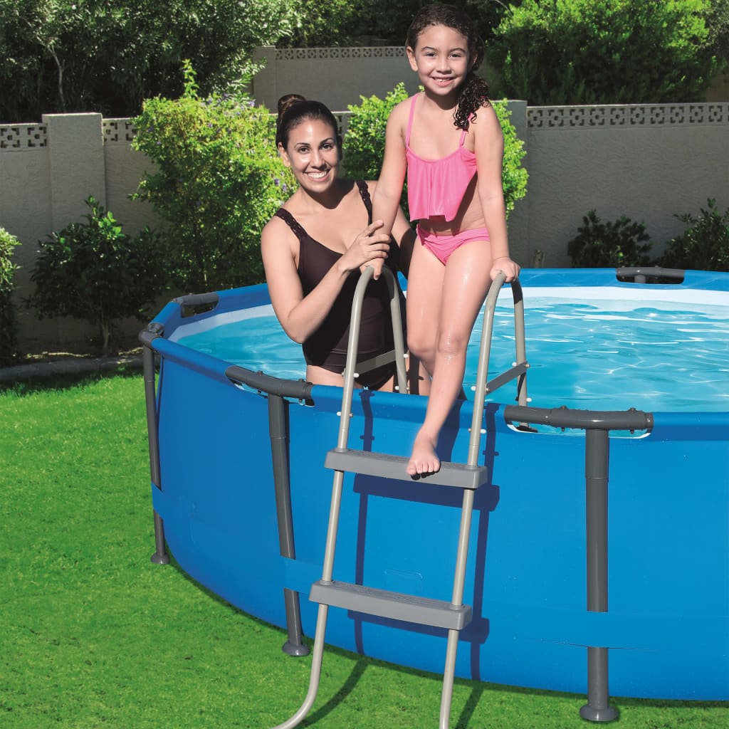 Bestway Escada para piscinas com 2 degraus Flowclear 84 cm