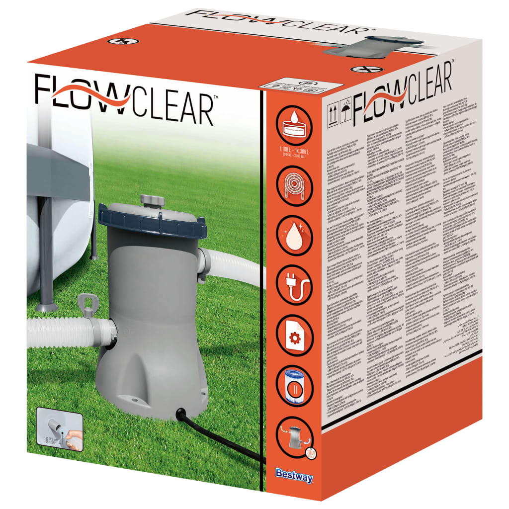 Bestway Flowclear Bomba de filtragem para piscina 2006 L/h