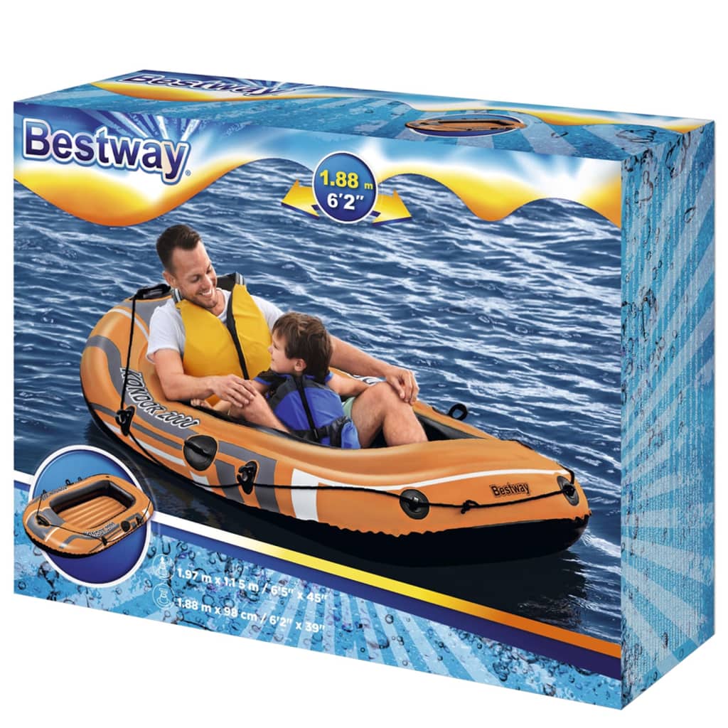 Bestway Barco insuflável Kondor 2000 188x98 cm