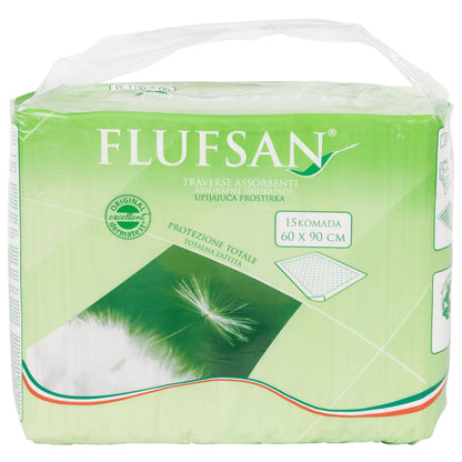 Flufsan Resguardo de cama para incontinência 90 pcs 60x90 cm