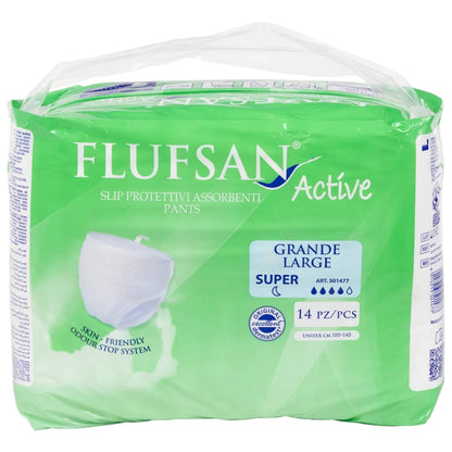 Flufsan Fraldas de incontinência para adultos 14 pcs tamanho L