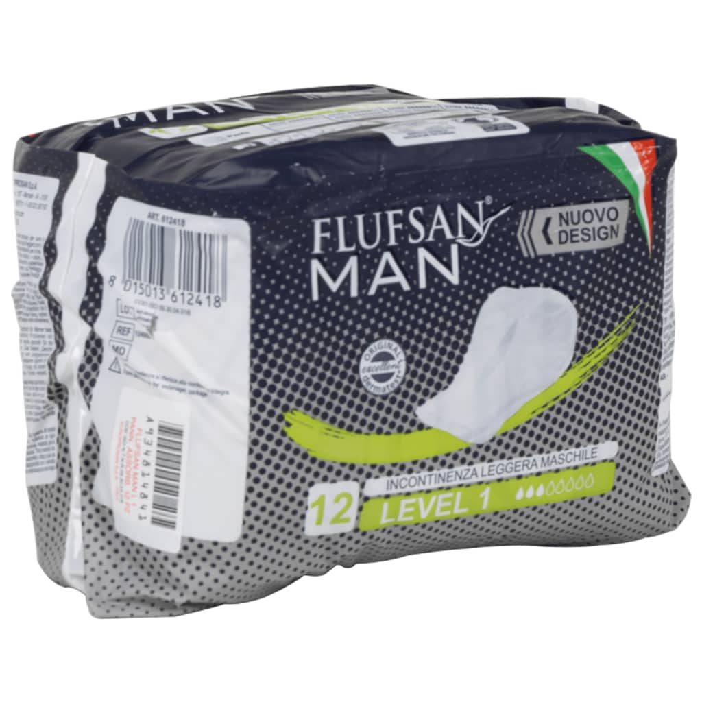 Flufsan Protetor absorvente masculino nível 1 96 pcs