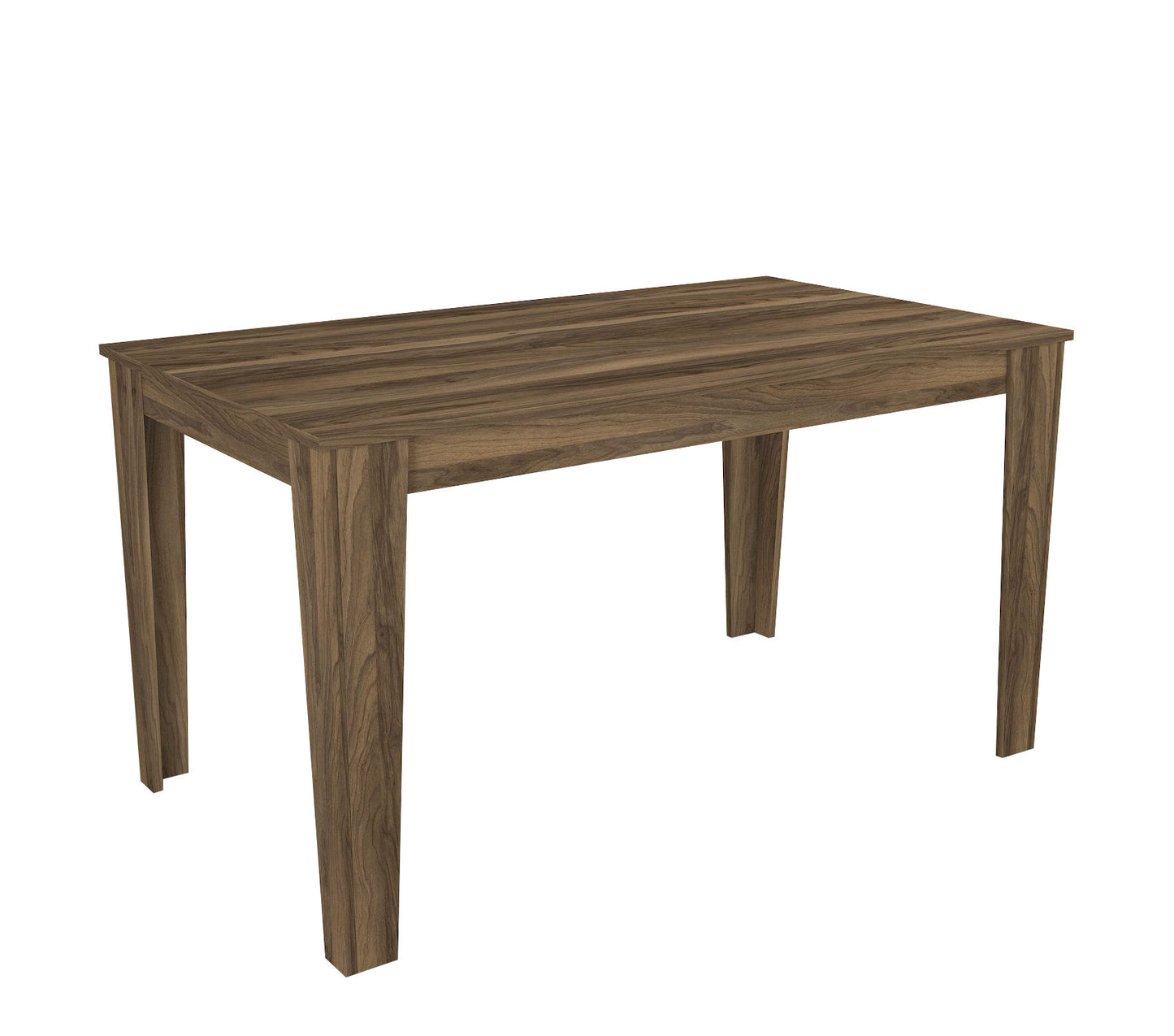 Mesa de Jantar "Costa" – 145x85x76.2 cm – Cor Noz – Design Rústico