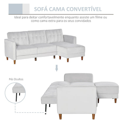 Sofá Cama Chaise Longue Lury - Design Nórdico