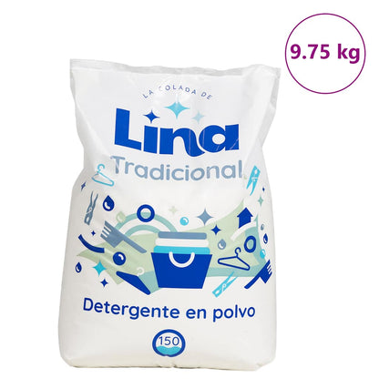 Detergente em pó 150 lavagens 9,75kg branco