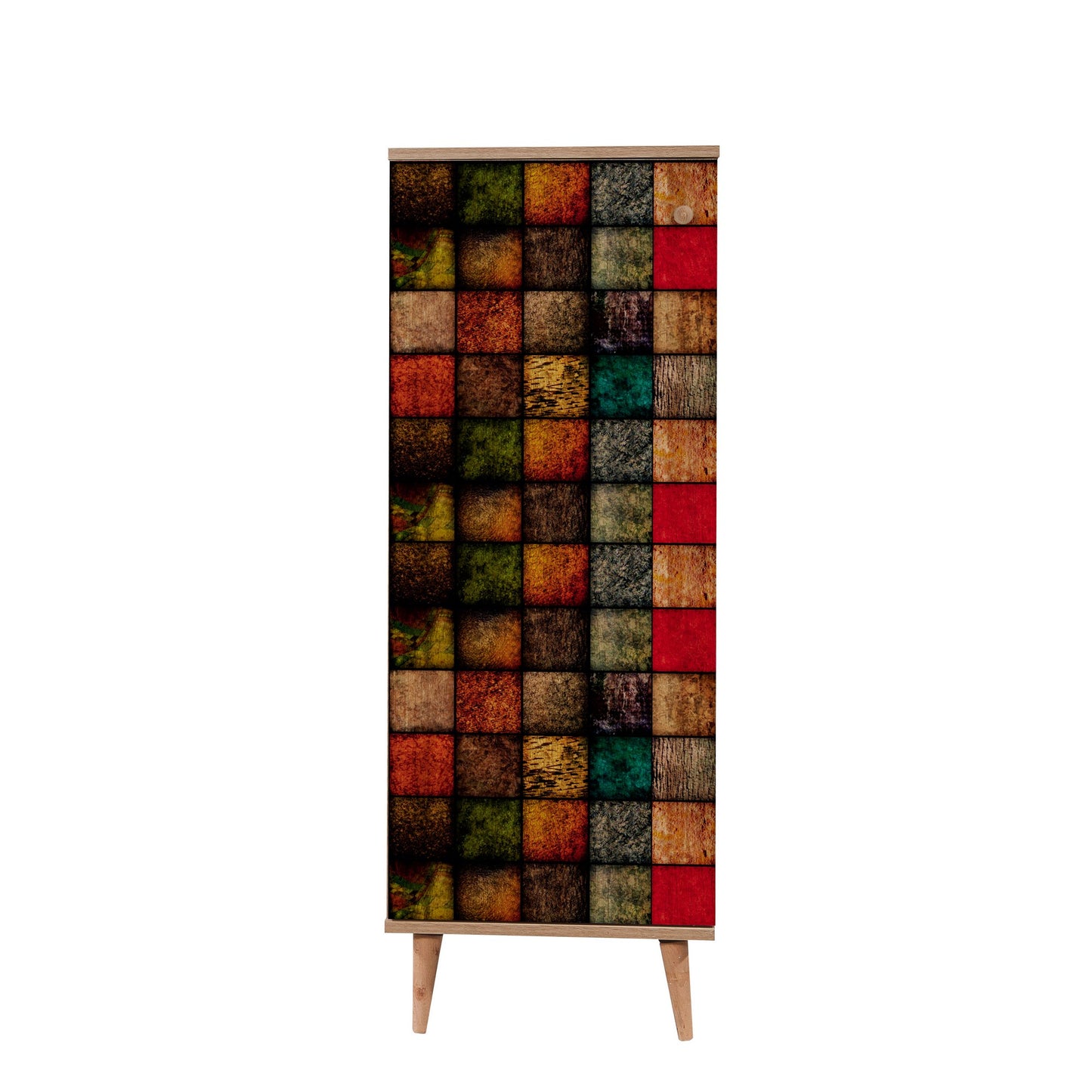 Sapateira "Filinta" - Multicor - 135x50x38 cm – Design Contemporâneo