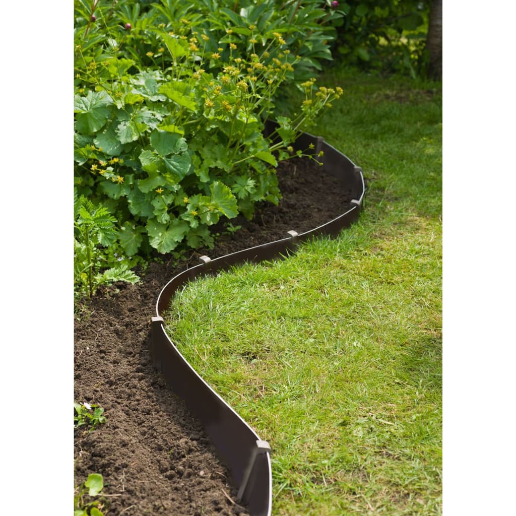 Nature Borda de jardim 0,075x10 m 3 mm preto