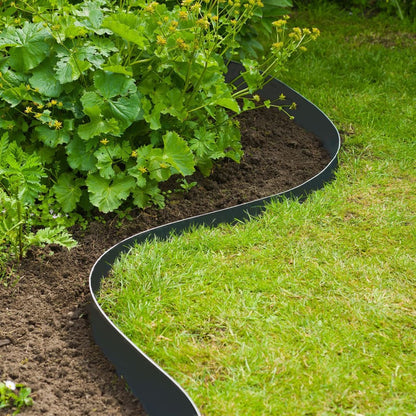 Nature Borda de jardim 0,075x10 m 3 mm preto