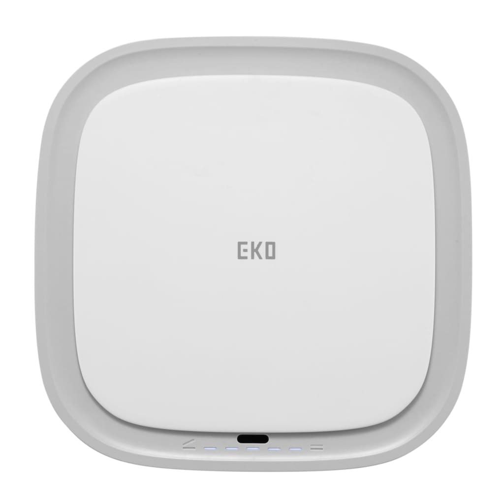 EKO Caixote do lixo com sensor smart Morandi 30 L branco