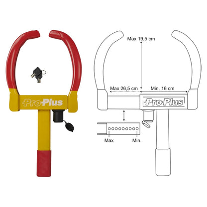 ProPlus Grampo de roda universal 341341