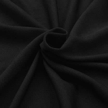 Capa extensível para mesa 2 pcs 120x60,5x74 cm preto