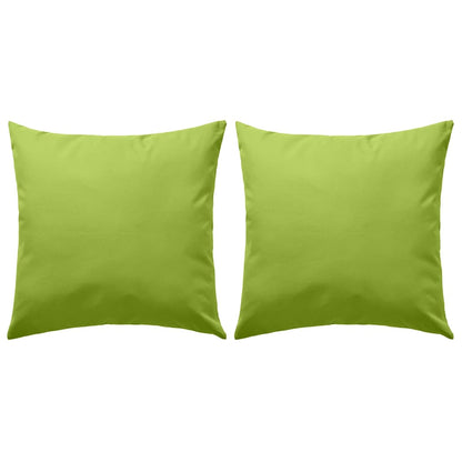 Almofadas para exterior 2 pcs 45x45 cm verde maça