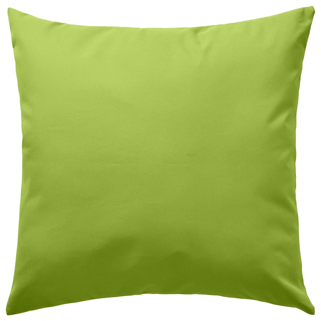 Almofadas para exterior 2 pcs 45x45 cm verde maça