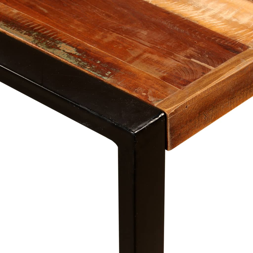 Mesa de jantar madeira reciclada maciça 180 cm