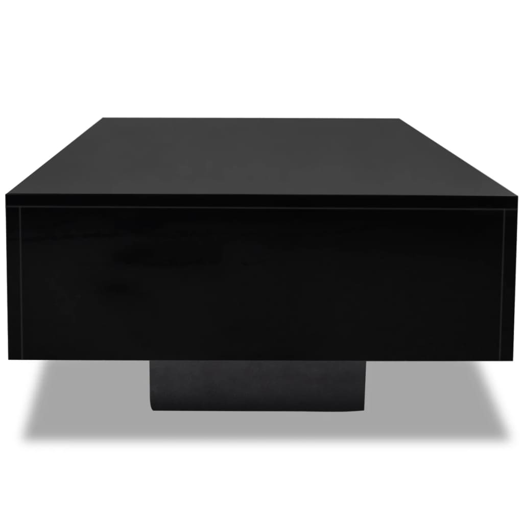 Mesa de Centro Berlim com 85cm - Preto - Design Moderno