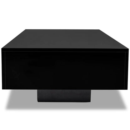 Mesa de Centro Berlim com 85cm - Preto - Design Moderno