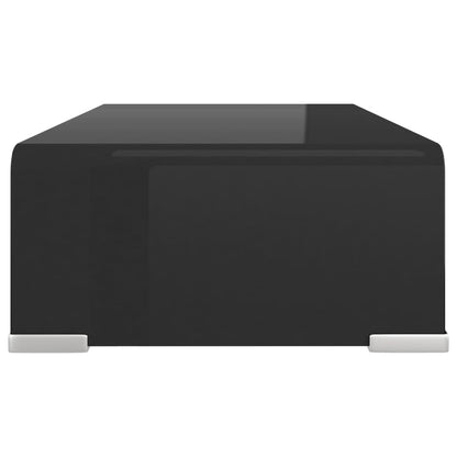 Suporte de TV/monitores em vidro 40x25x11 cm preto