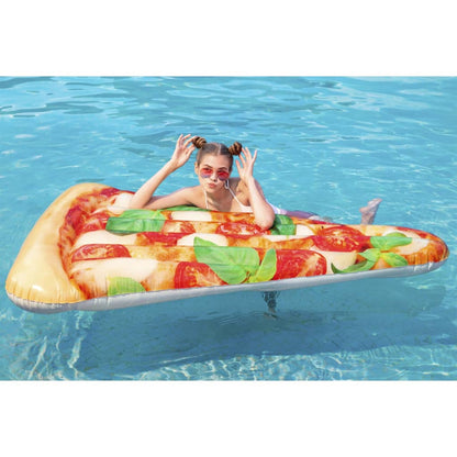 Bestway Bóia espreguiçadeira flutuante Pizza Party 188x130 cm