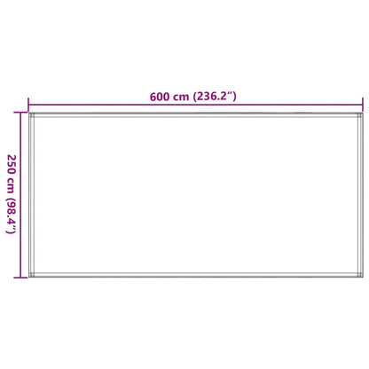 Tapete de campismo para tenda 250x600 cm antracite