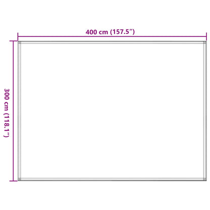 Tapete de campismo para tenda 300x400 cm antracite