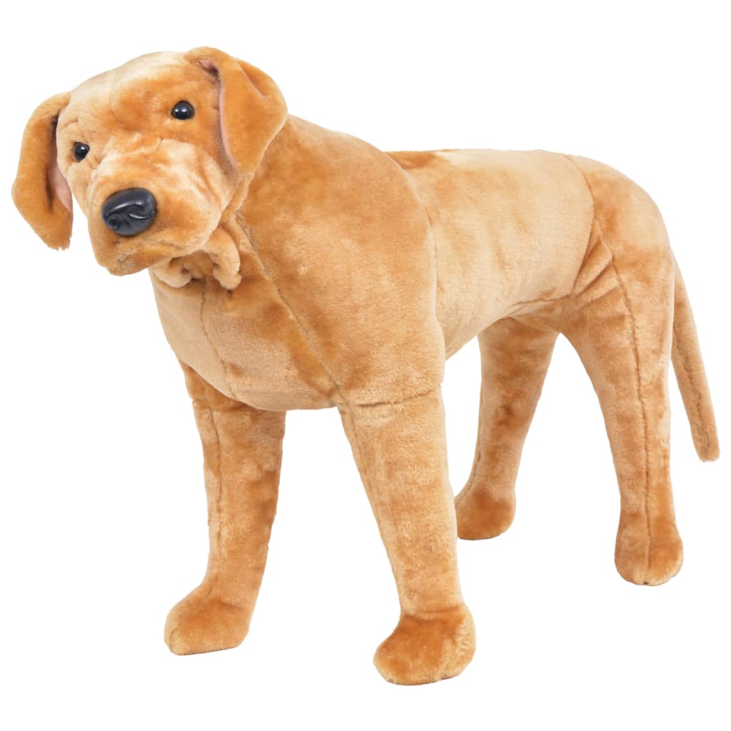 Cão labrador em peluche castanho claro XXL