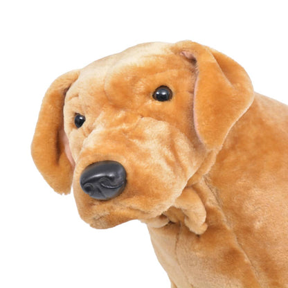 Cão labrador em peluche castanho claro XXL