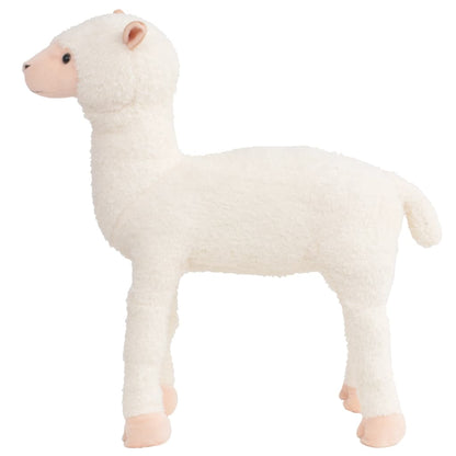 Brinquedo de montar alpaca peluche branco XXL