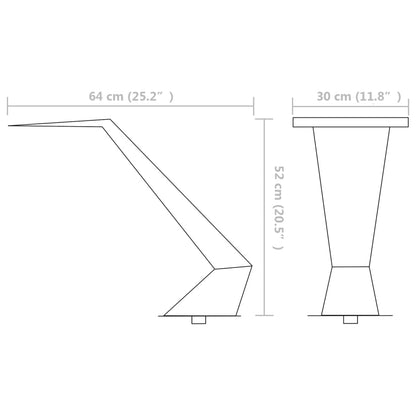 Fonte para piscina aço inoxidável 64x30x52 cm prateado