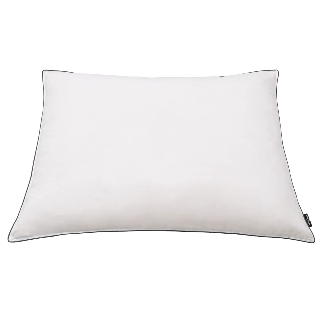 Almofadas 2 pcs enchimento de penugem/penas 70x60 cm branco