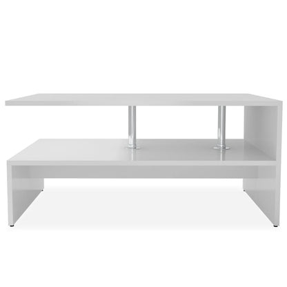 Mesa de Centro Salamanca de 90 cm - Branco - Design Moderno