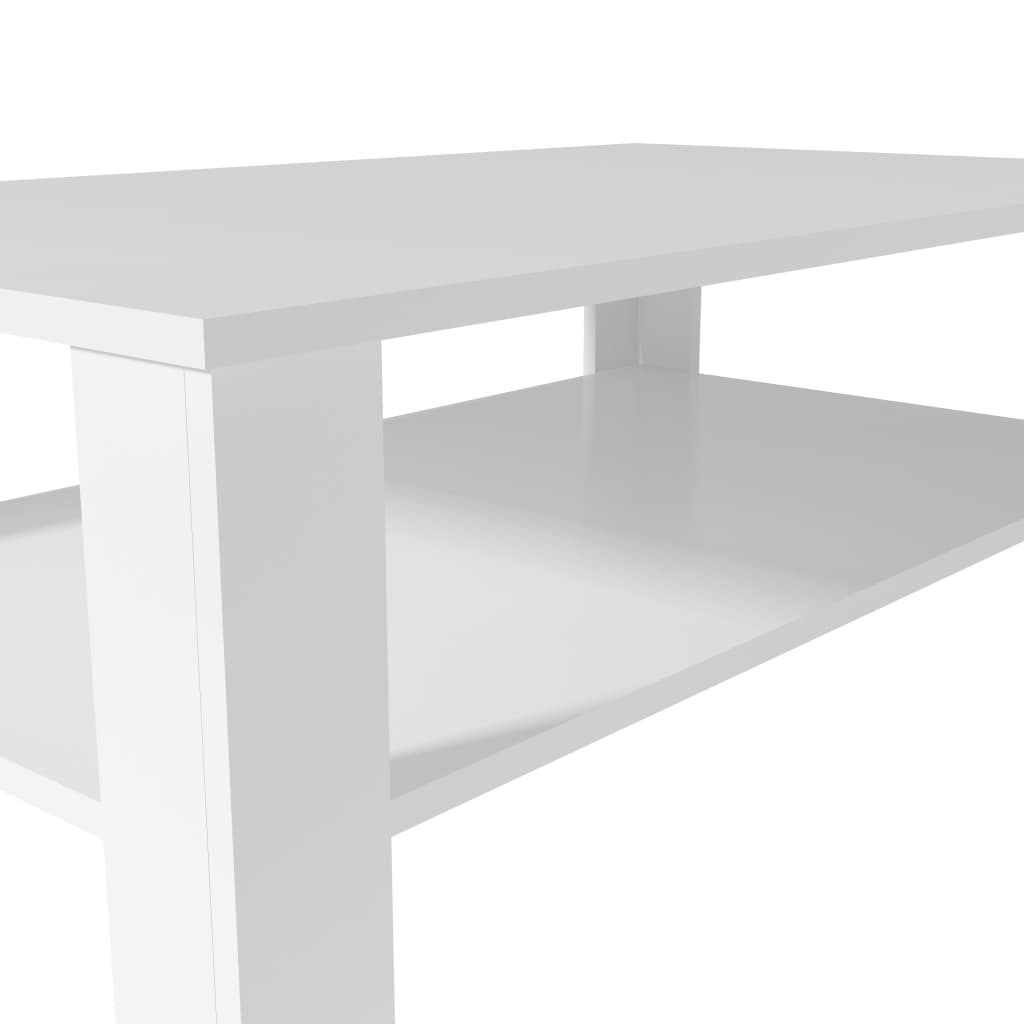 Mesa de centro em aglomerado 100x59x42 cm branco