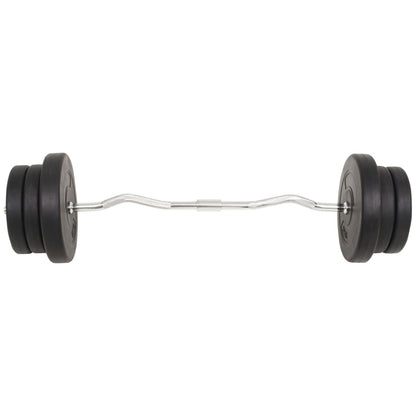 Conjunto de barras e halteres 60 Kg