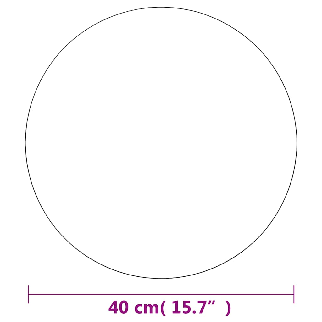 Espelho de parede redondo 40 cm vidro